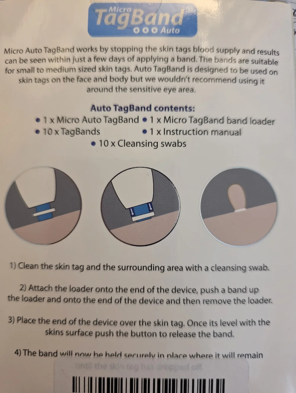 Micro Auto TagBand Skin Tag Removal Kit‎ User Friendly NEW